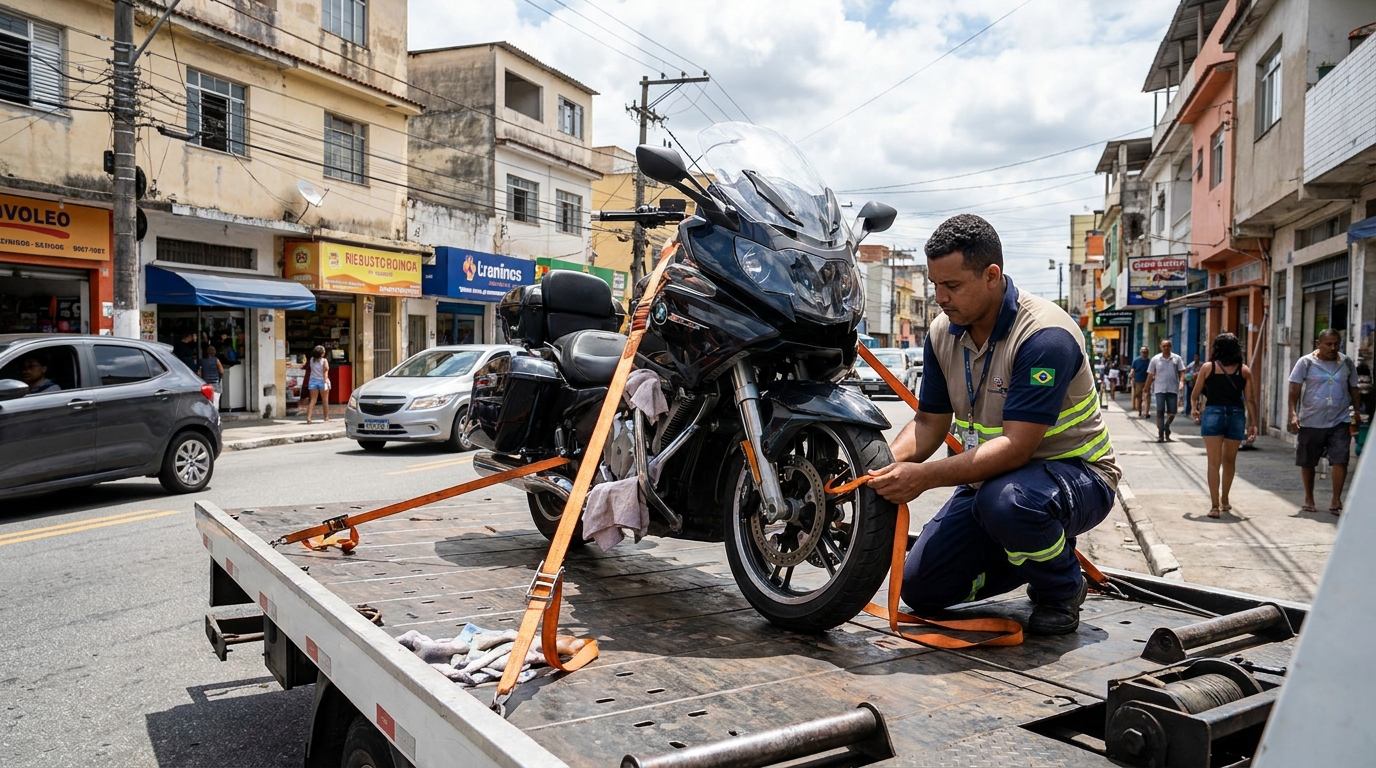 Remoção de Moto em Pane em São Gonçalo‑RJ